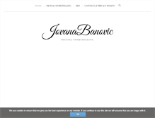 Tablet Screenshot of jovanabanovic.com